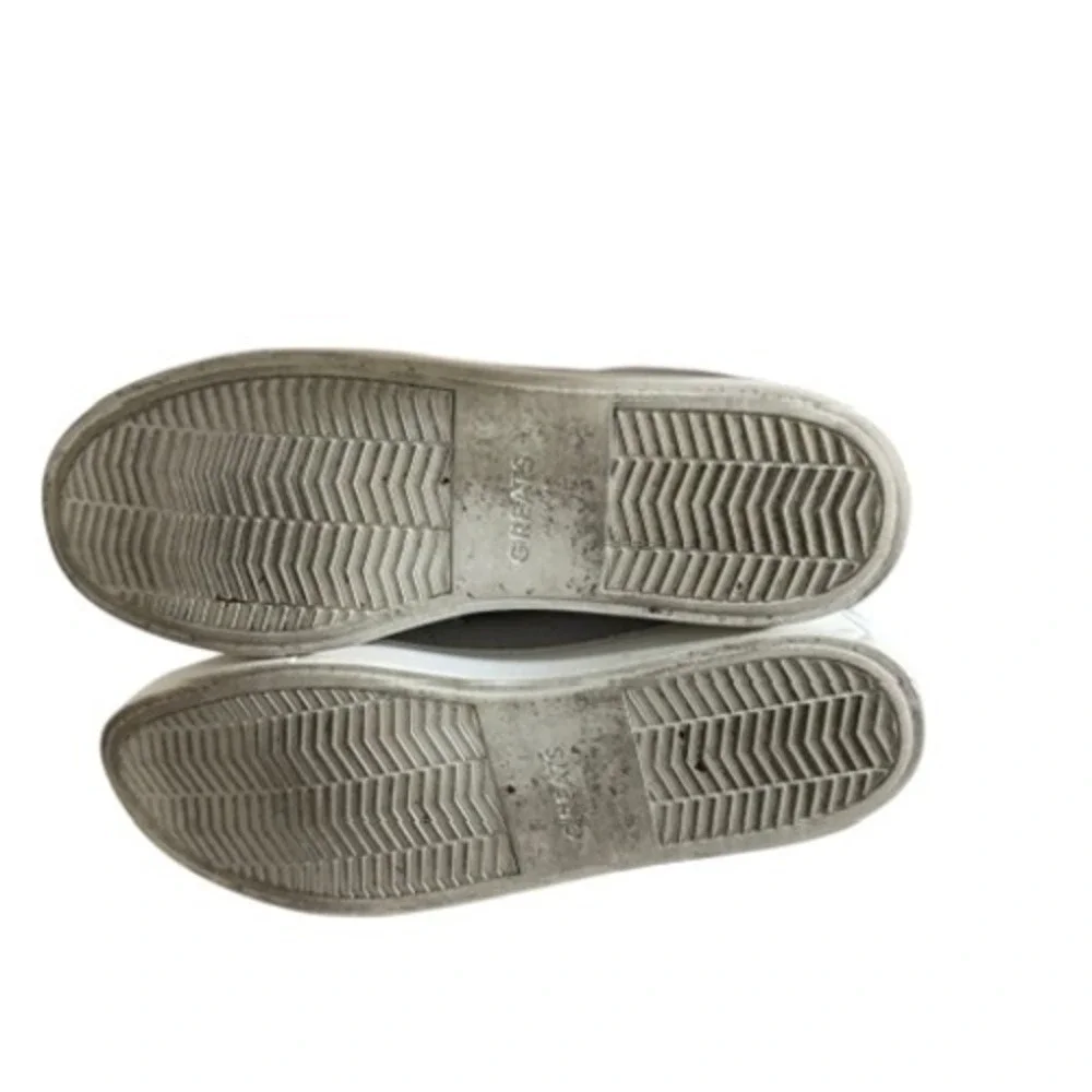 GREATS Brooklyn The Royale Knit Grey Low Top Sneakers Mens Made in Italy‎